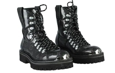 Pre-owned Louis Vuitton Outland Boots 'black With Monogram' In Multi