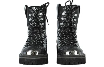 Pre-owned Louis Vuitton Outland Boots 'black With Monogram' In Multi