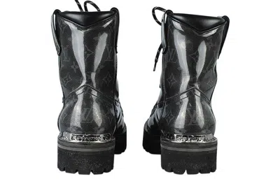 Pre-owned Louis Vuitton Outland Boots 'black With Monogram' In Multi