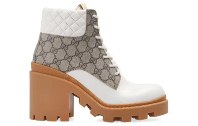 Gucci Trip Gg Bootie In White