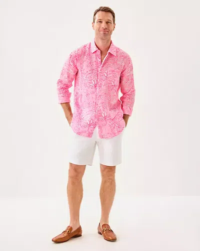 Lilly Pulitzer Men's Stuff Addison Shirt In Pink