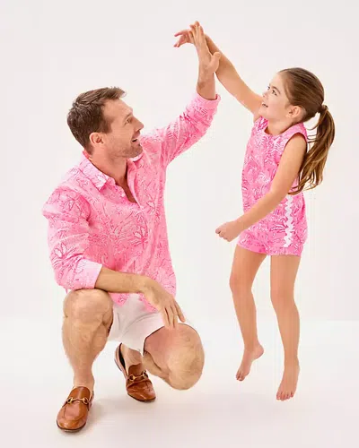 Lilly Pulitzer Men's Stuff Addison Shirt In Pink