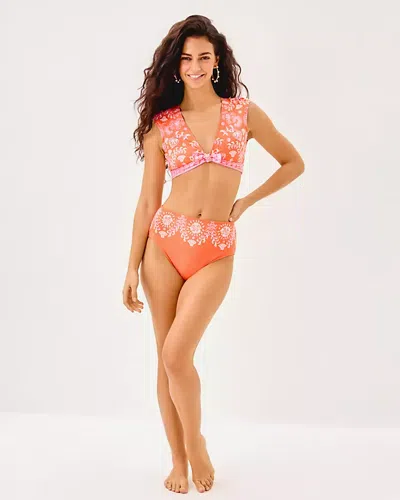 Lilly Pulitzer Meechi Cap Sleeve Swim Top