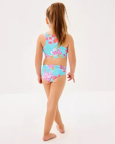 Lilly Pulitzer Upf 50+ Girls Tacoma Tankini Swim Set