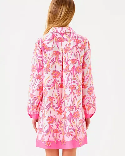 Lilly Pulitzer Iralanne Popover Shirtdress In Pink