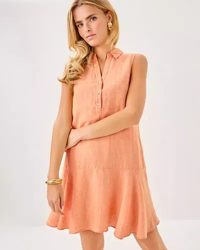 Lilly Pulitzer Ellowyn Linen Dress In Pink