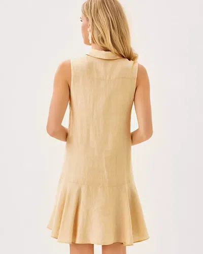 Lilly Pulitzer Ellowyn Linen Dress In Neutral