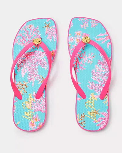 Lilly Pulitzer Sandsational Square Toe Flip Flop