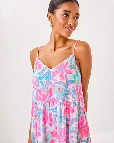 Lilly Pulitzer Mazarine Maxi Dress Cover-up In Pink