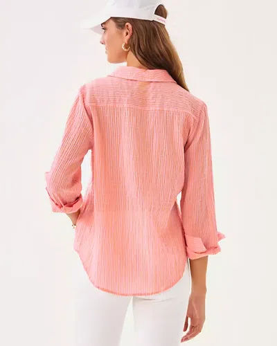Lilly Pulitzer Sea View Button Down Top