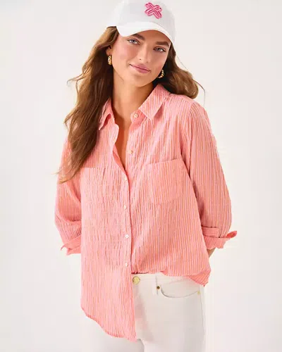Lilly Pulitzer Sea View Button Down Top
