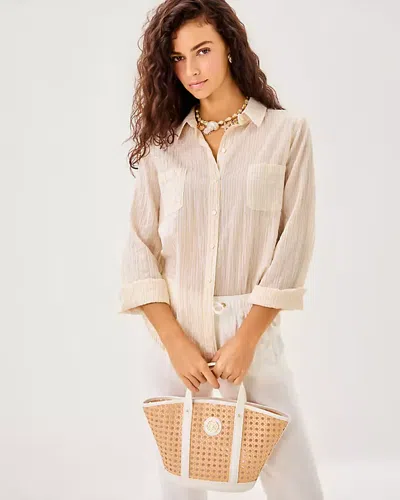 Lilly Pulitzer Sea View Button Down Top