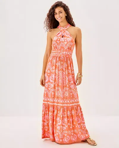 Lilly Pulitzer Montecito Halter Maxi Dress