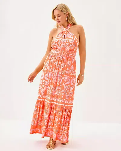 Lilly Pulitzer Montecito Halter Maxi Dress