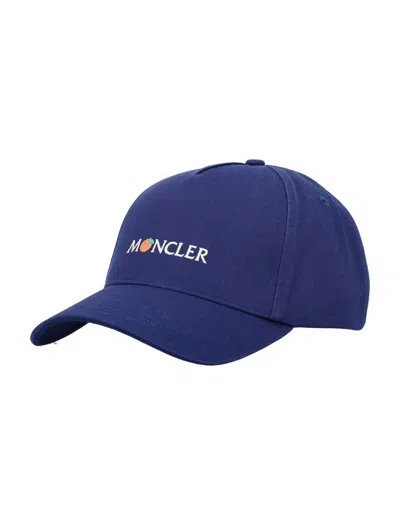 Moncler Donald Glover Baseball Cap In Blue