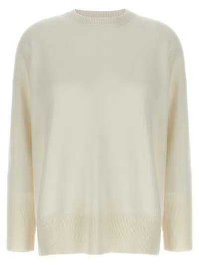 Brunello Cucinelli Monili-chain Cashmere Sweater In Neutral