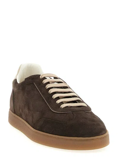 Brunello Cucinelli Men Suede Leather Sneakers