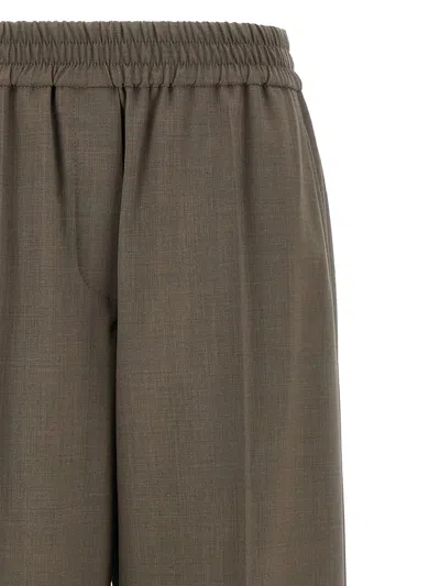Brunello Cucinelli Wool Pants In Green