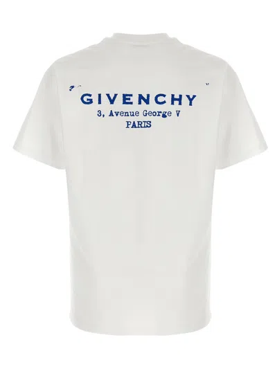 Givenchy Men Logo Print T-shirt In White
