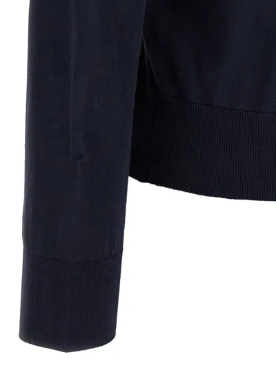 Dsquared2 Dsquared Dark Blue Wool Polo Shirt In Blue