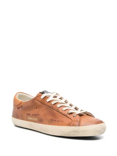 Golden Goose Lace-up Low-top Sneakers In Brown
