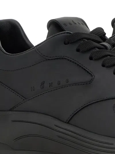 Hogan Sneakers Blacks And Greys In Black