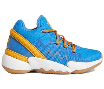 Pre-owned Adidas Originals D.o.n. Issue #2 Toy Story Woody Sneakers In Ray Blue/bold Orange/mesa