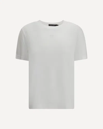 Dolce & Gabbana Short-sleeved T-shirt In White