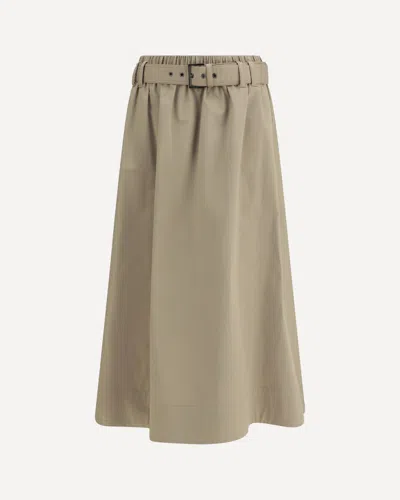 Brunello Cucinelli Belted Midi Skirt