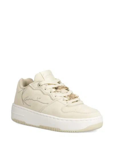 Karl Kani Signature-embellished Trainers In White