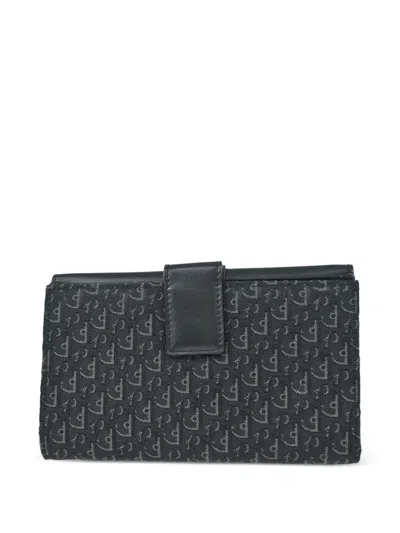 Pre-owned Dior 2003 Trotter Street Chic Bi-fold Wallet