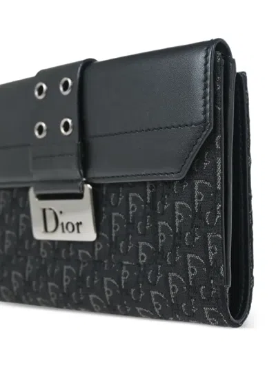Pre-owned Dior 2003 Trotter Street Chic Bi-fold Wallet