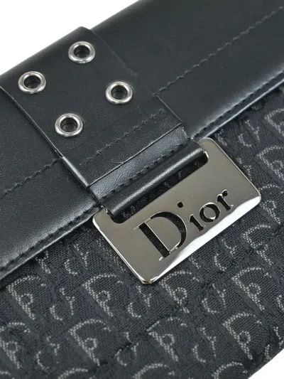Pre-owned Dior 2003 Trotter Street Chic Bi-fold Wallet