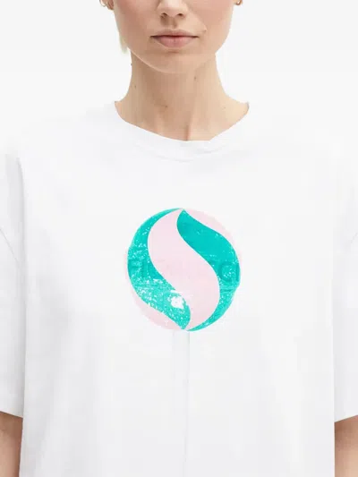 Fiorucci Lollipop-print T-shirt In White