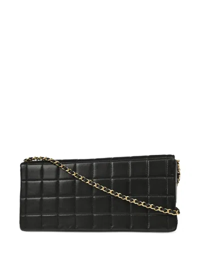 Pre-owned Chanel 2003 East West Choco Bar Shoulder Bag