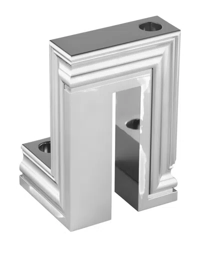 Christofle Perspectives Two-light Candelabra In Metallic
