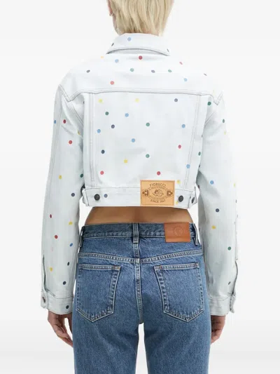 Fiorucci Polka-dot Denim Jacket