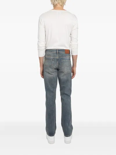 Zadig & Voltaire John Faded-wash Jeans In Blue