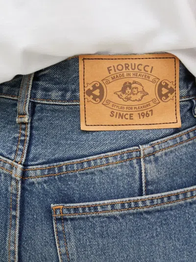 Fiorucci Cargo Panelled Jeans In Blue