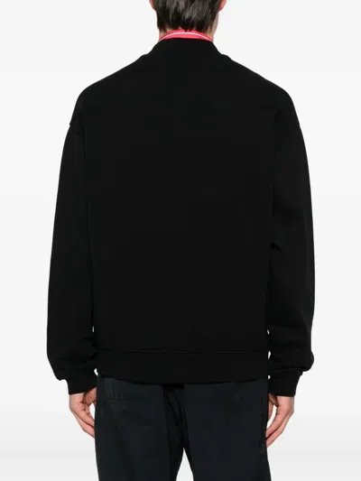 Jacquemus Le Cardigan Gros Grain In Black