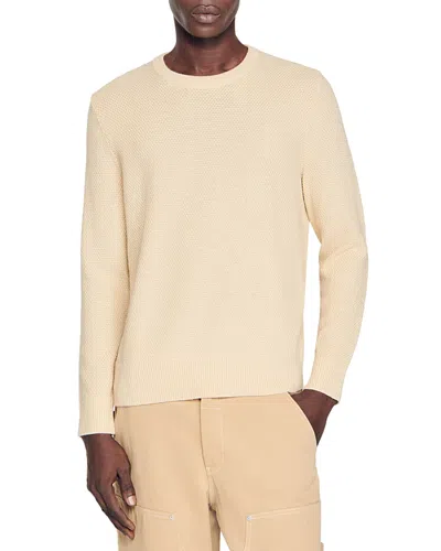 Sandro Rice Wool Blend Crewneck Sweater