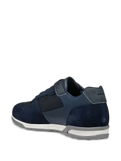 Geox Spherica Actif Mesh-panel Suede Sneakers In Multi