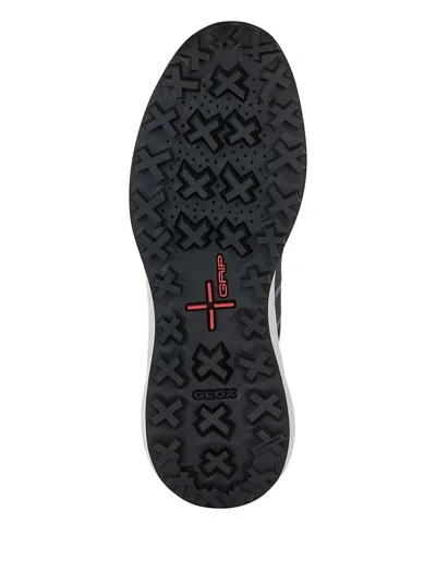 Geox Pg1x Mesh-panel Sneakers In Black