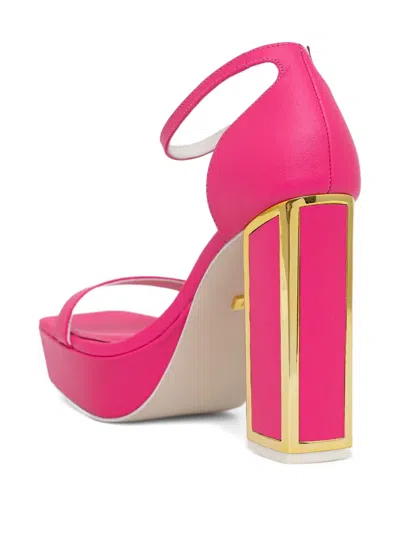 Kat Maconie 125mm Missy Platform Ankle-strap Sandals In Pink