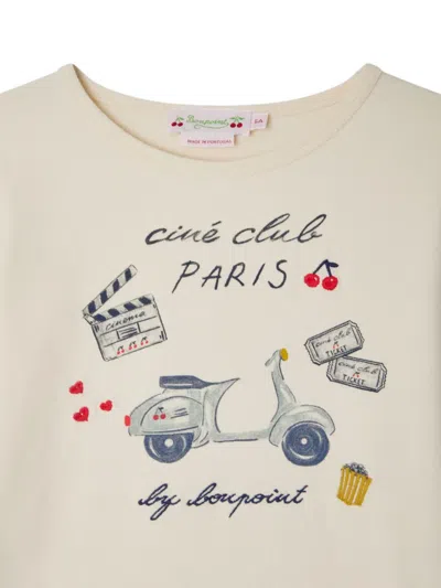 Bonpoint Organic Cotton Tidjiane T-shirt In Neutral