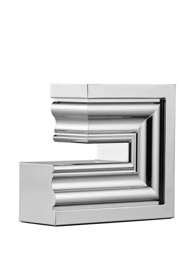 Christofle Large Perspectives Candle Holder In Gray