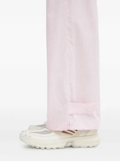 Fiorucci Gingham-check Trousers In Pink