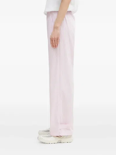 Fiorucci Gingham-check Trousers In Pink