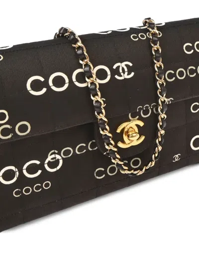 Pre-owned Chanel 2000 Coco Choco Bar Shoulder Bag