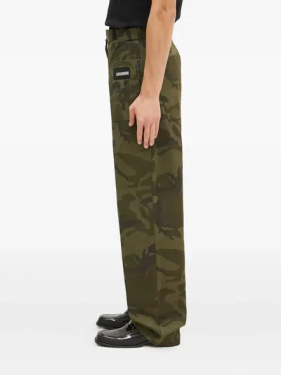 Aries Camouflage Trousers In Green